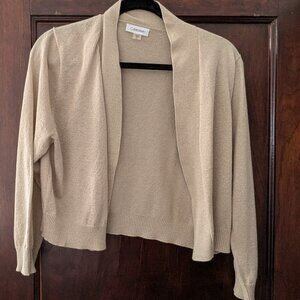 Calvin Klein Gold Cardigan Size XL